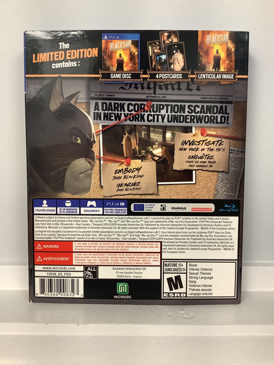 Blacksad: Under the Skin - Playstation 4