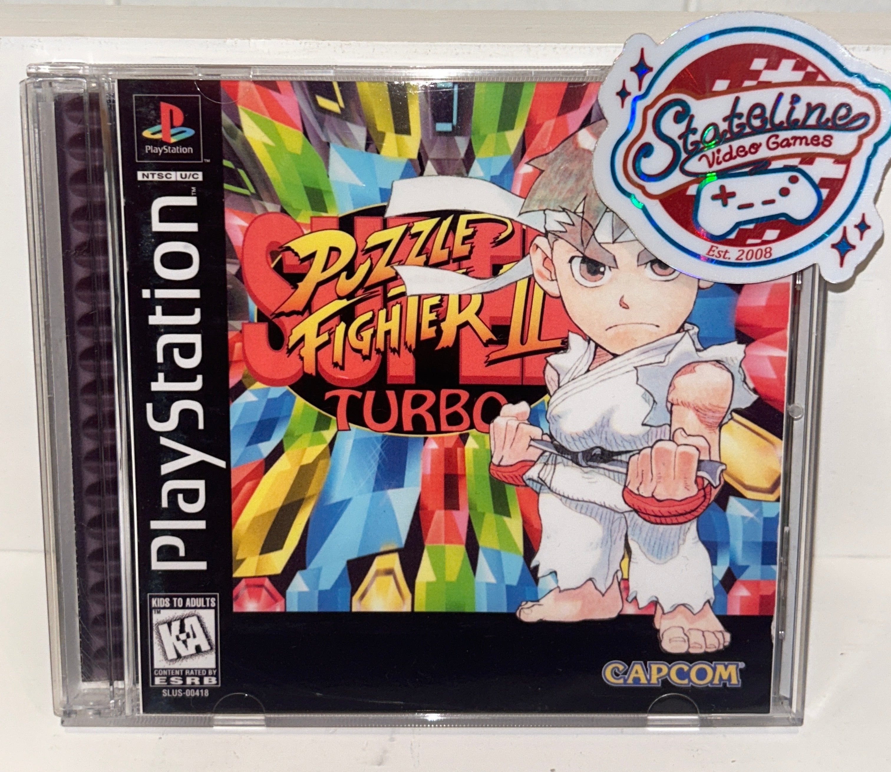 Puzzle Fighter Turbo II outlet W/Booklet PSONE