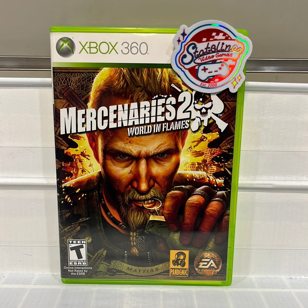 Mercenaries 2 World in Flames - Xbox 360 – Stateline Video Games Inc.