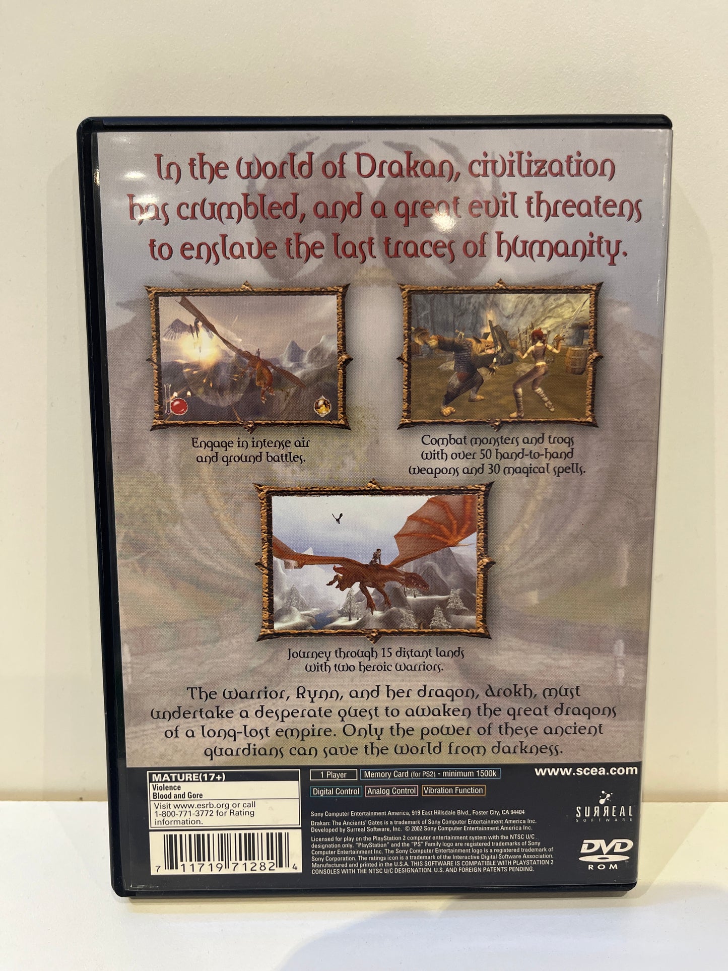 Drakan Ancients Gates - Playstation 2