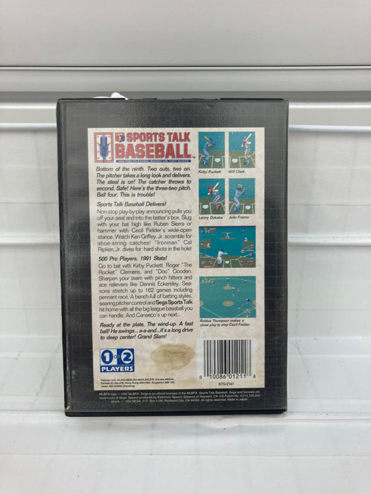 Sports Talk Baseball - Sega Genesis