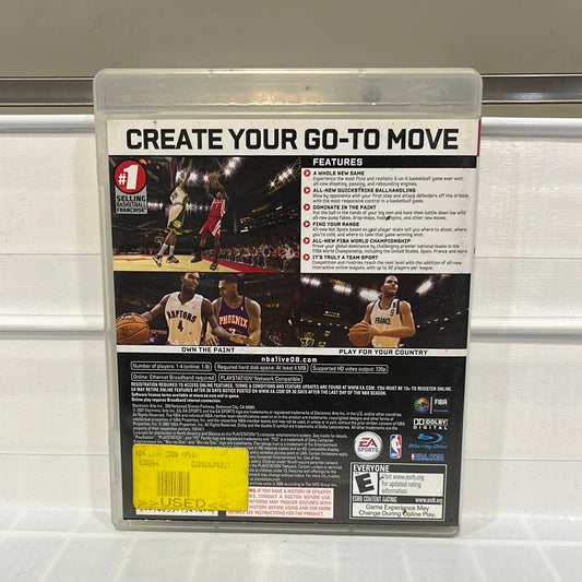 NBA Live 2008 - Playstation 3