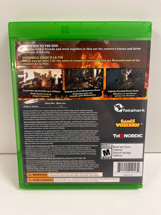 Warhammer The End Times Vermintide - Xbox One