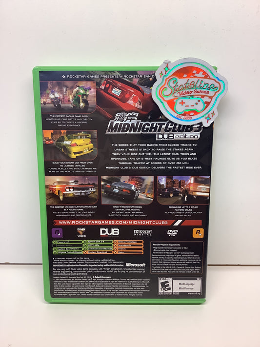 Midnight Club 3 Dub Edition - Xbox