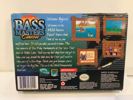 Bass Masters Classic - Super Nintendo
