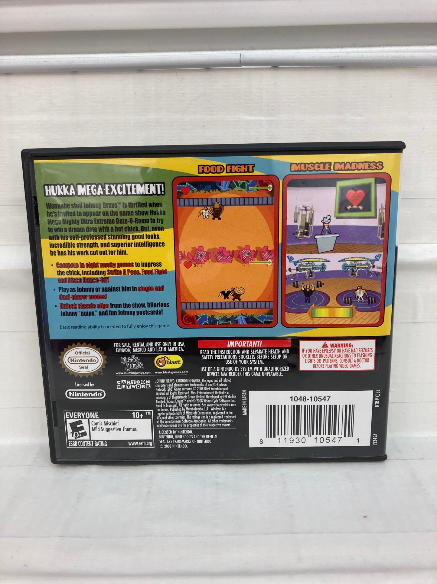 Johnny Bravo: Hukka Mega Mighty Ultra Extreme Date-O-Rama - Nintendo DS