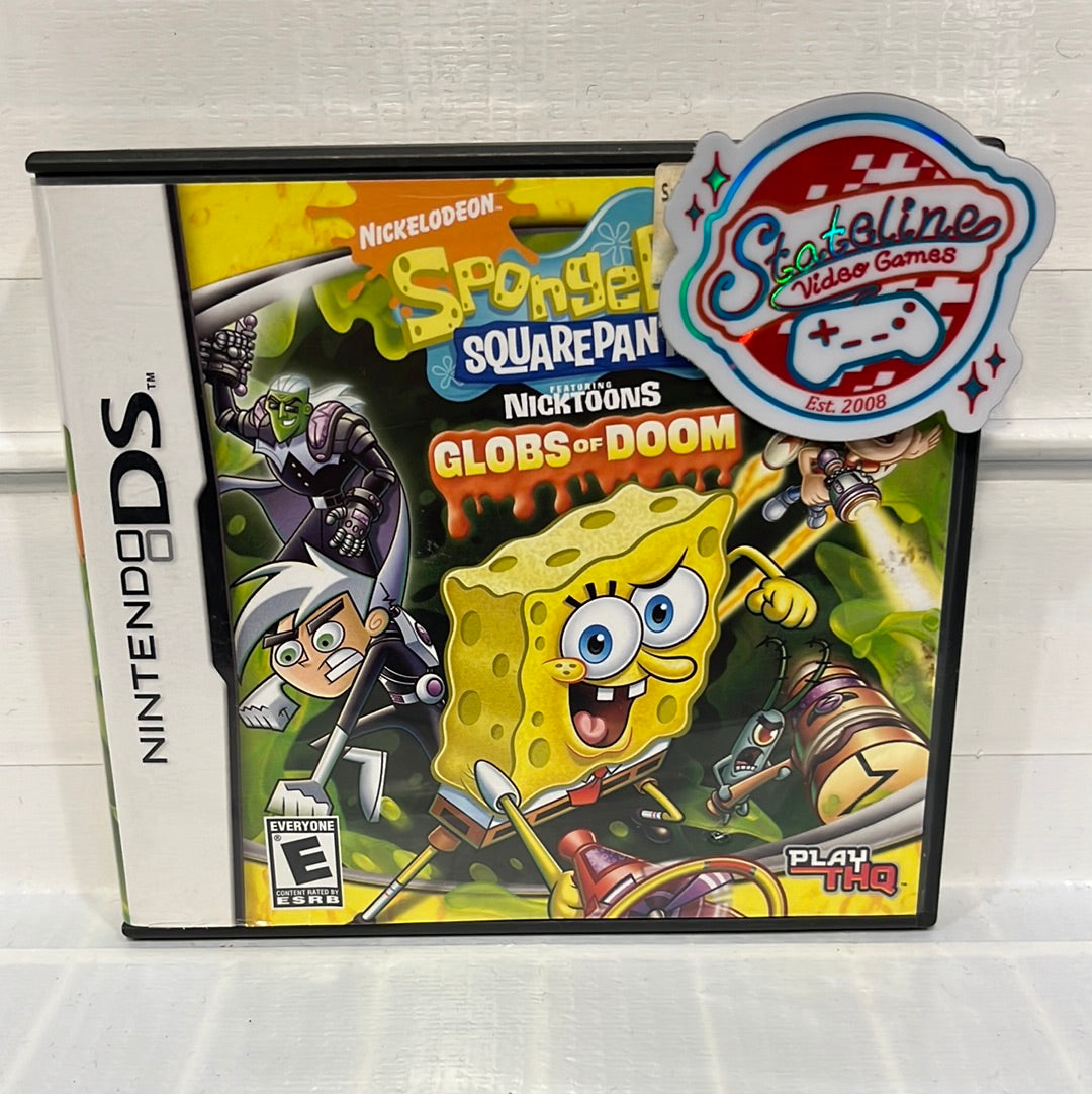 SpongeBob SquarePants Featuring Nicktoons Globs Of Doom Nintendo DS spongebob-squarepants-featuring-nicktoons-globs-of-doom-nintendo-ds