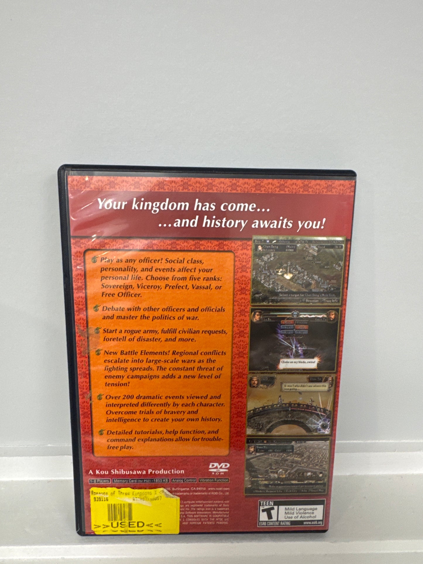 Romance of the Three Kingdoms X - Playstation 2