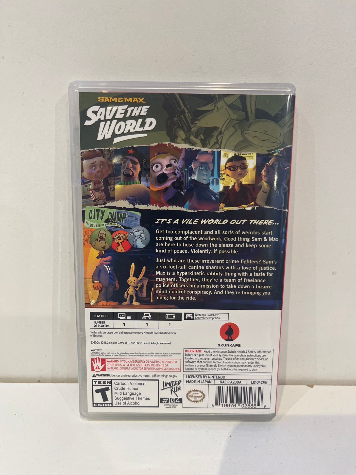 Sam & Max Save the World - Nintendo Switch