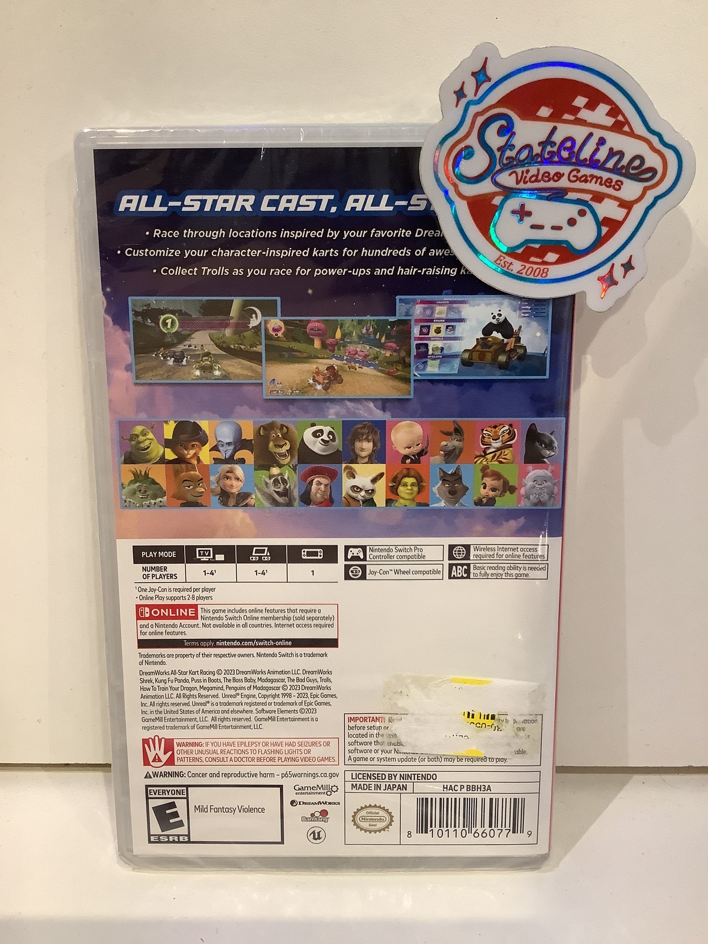 DreamWorks All-Star Kart Racing - Nintendo Switch