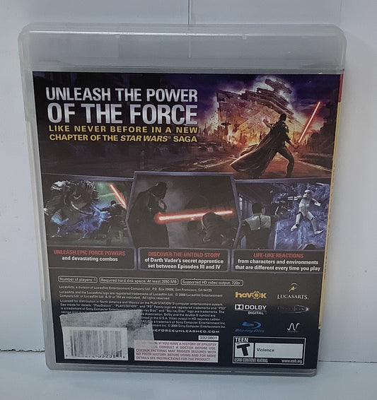 Star Wars The Force Unleashed - Playstation 3