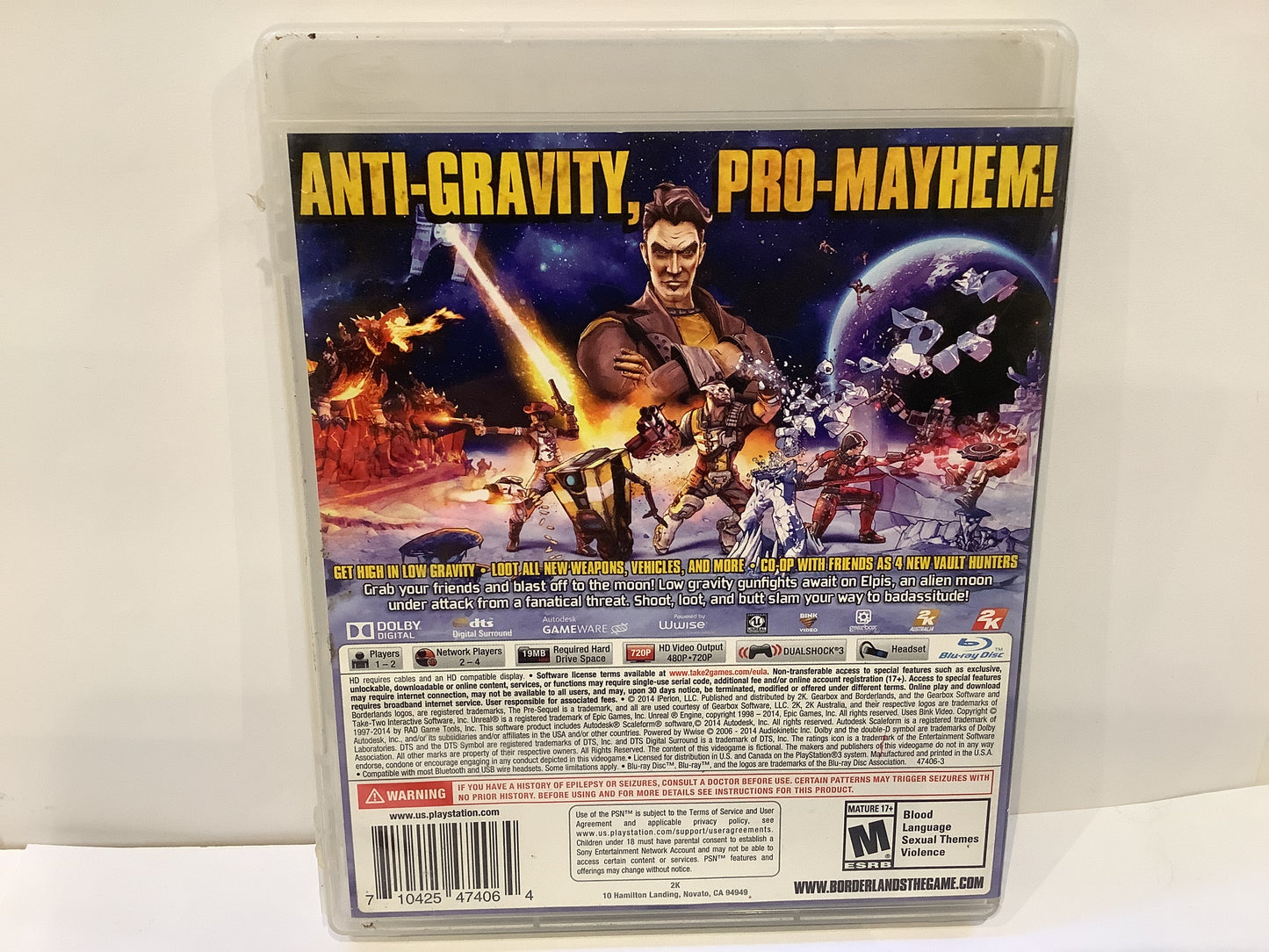 Borderlands The Pre-Sequel - Playstation 3