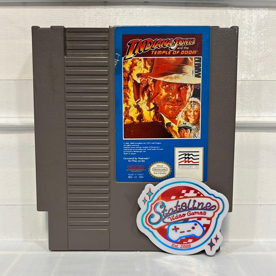 Indiana Jones and the Temple of Doom - NES – Stateline Video Games Inc.