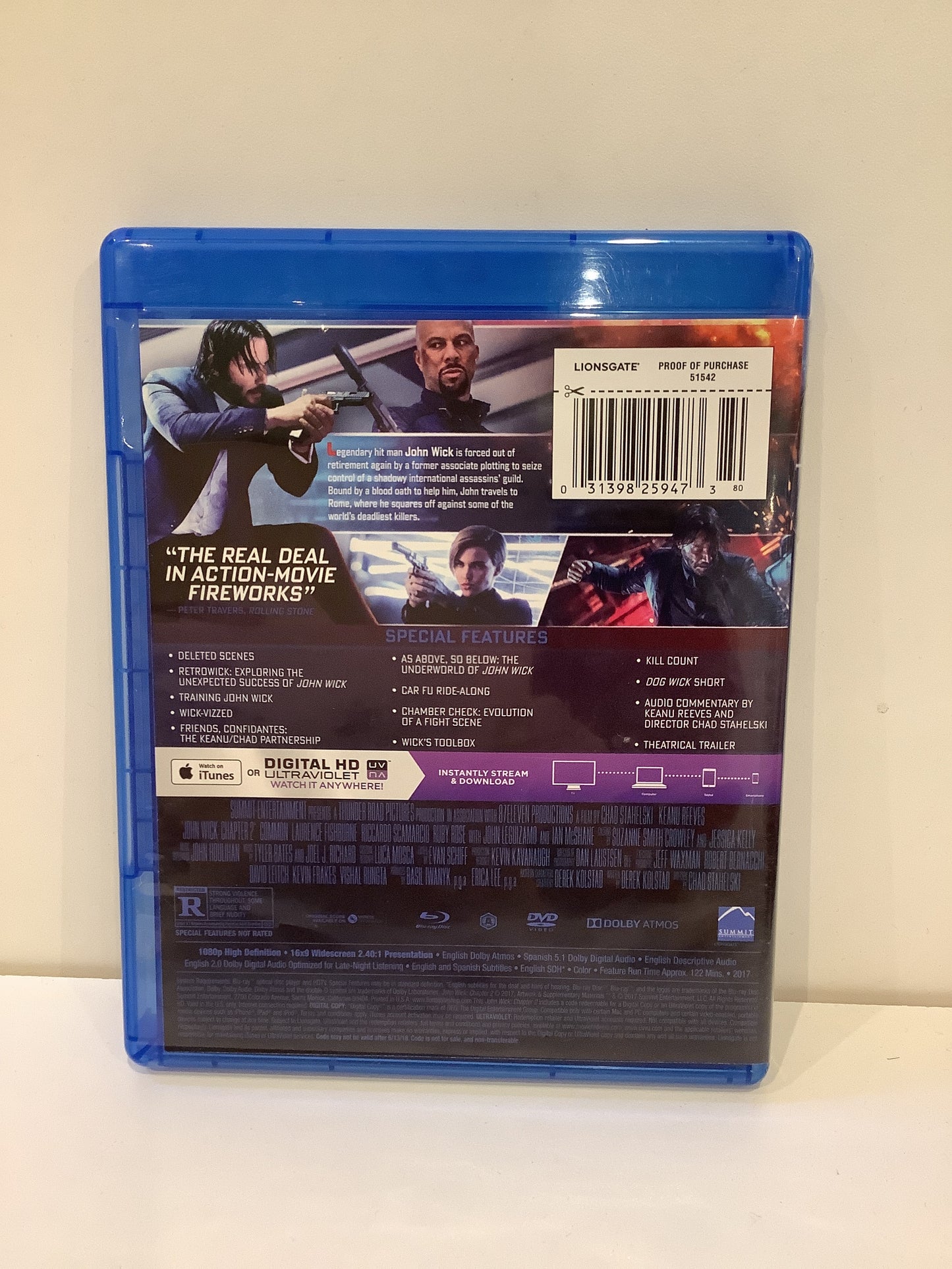 John Wick: Chapter 2 - Blu-Ray