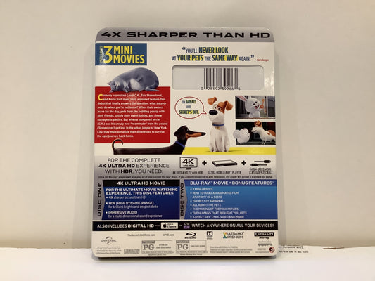 The Secret Life Of Pets - Blu-Ray
