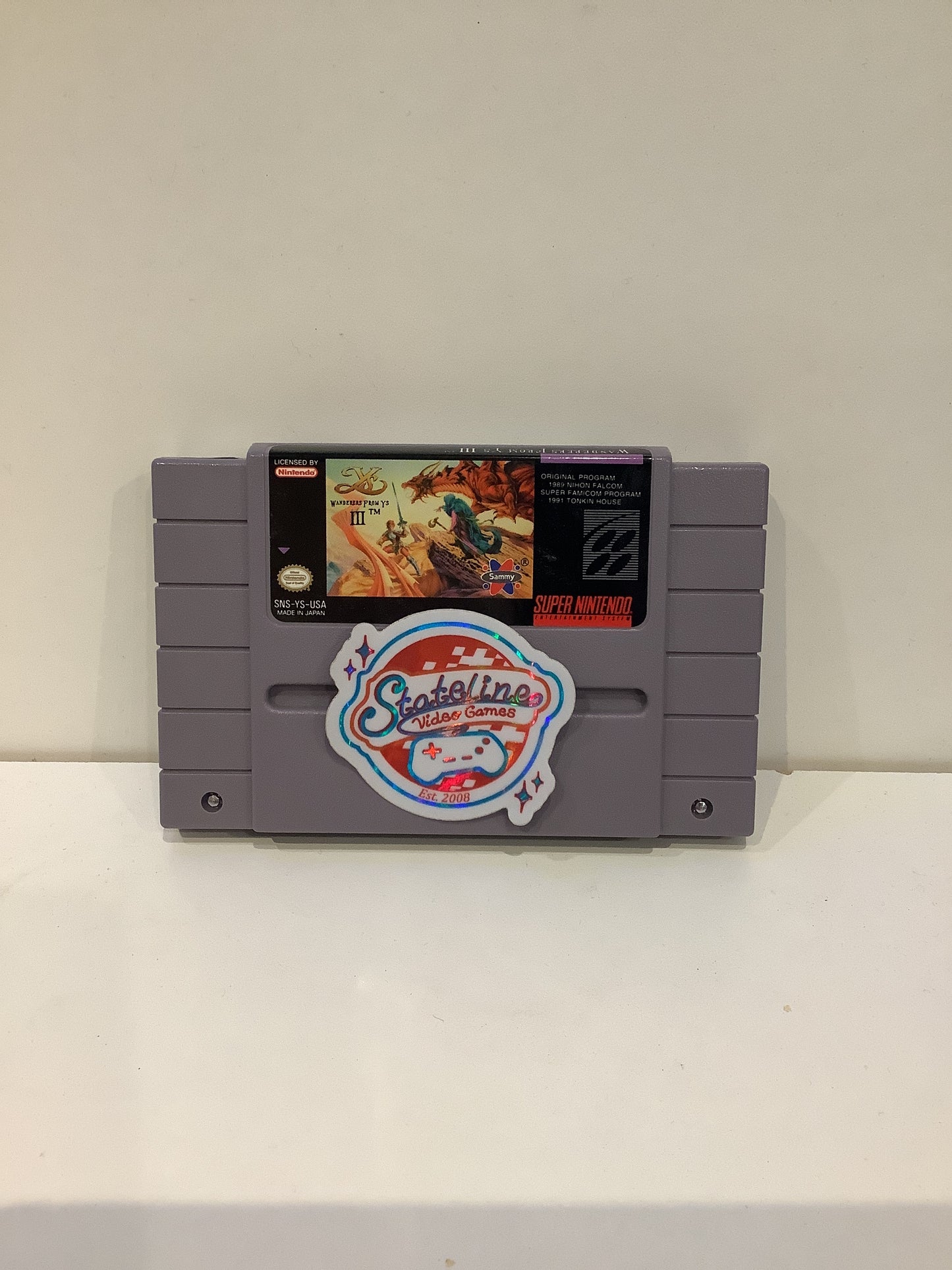 Ys III Wanderers from Ys - Super Nintendo