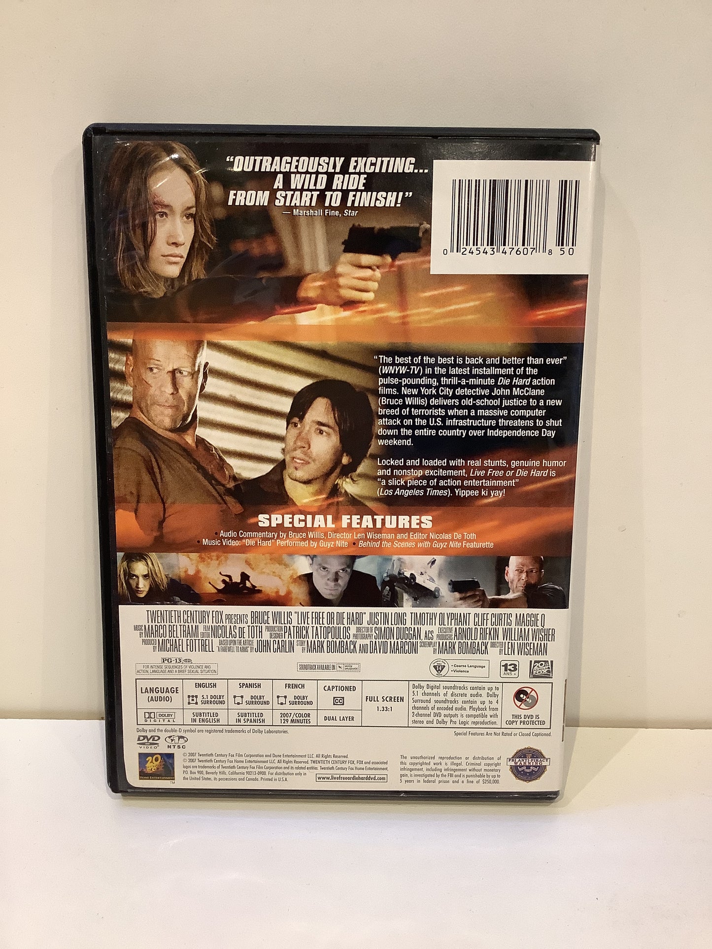 Live Free or Die Hard - DVD