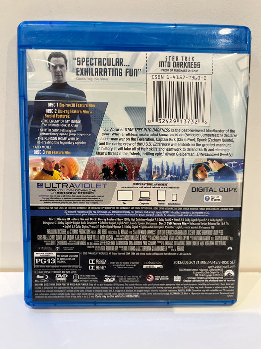 Star Trek Into Darkness 3D - Blu-Ray