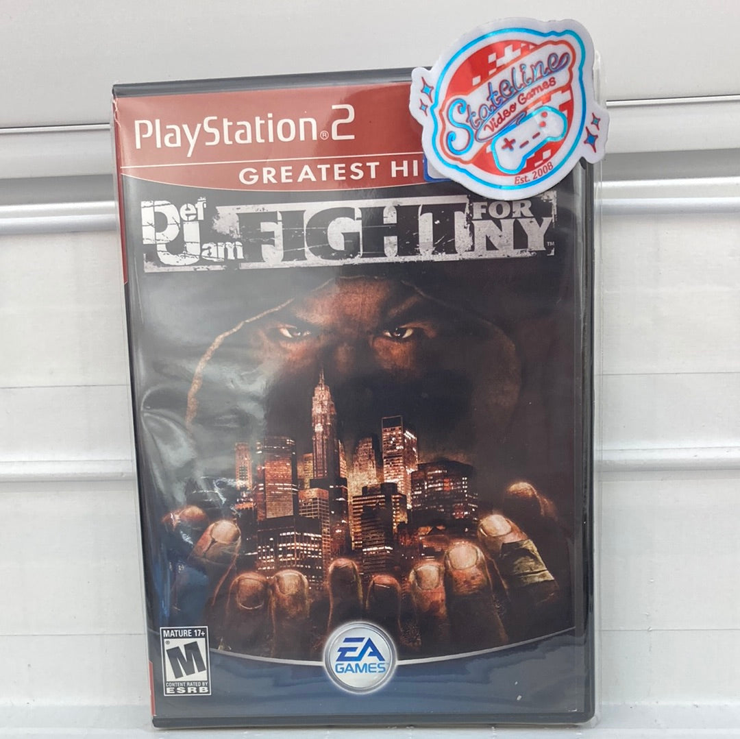 Def popular Jam Fight For NY Playstation 2 (BLACK LABEL)