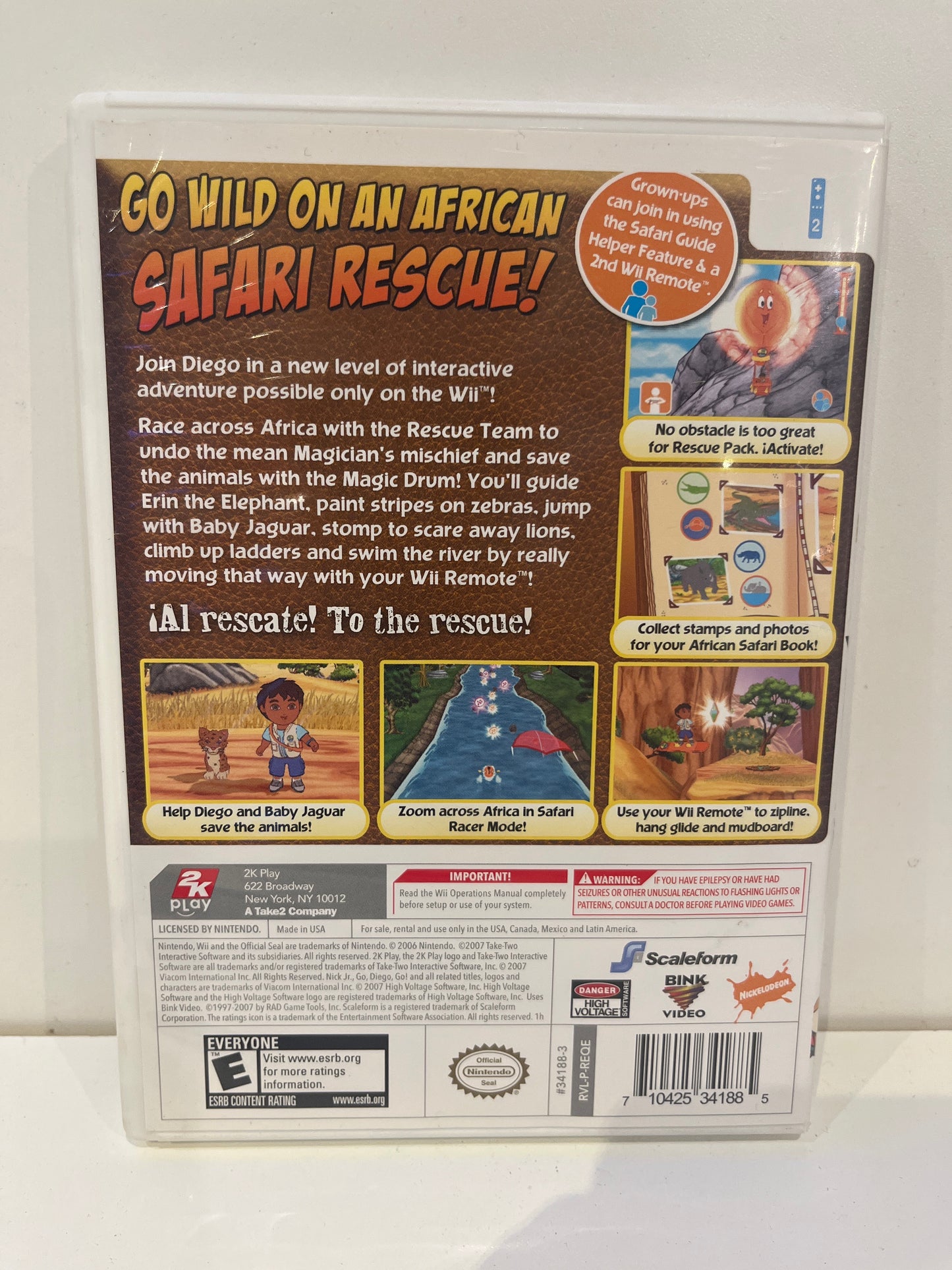Go, Diego, Go: Safari Rescue - Wii