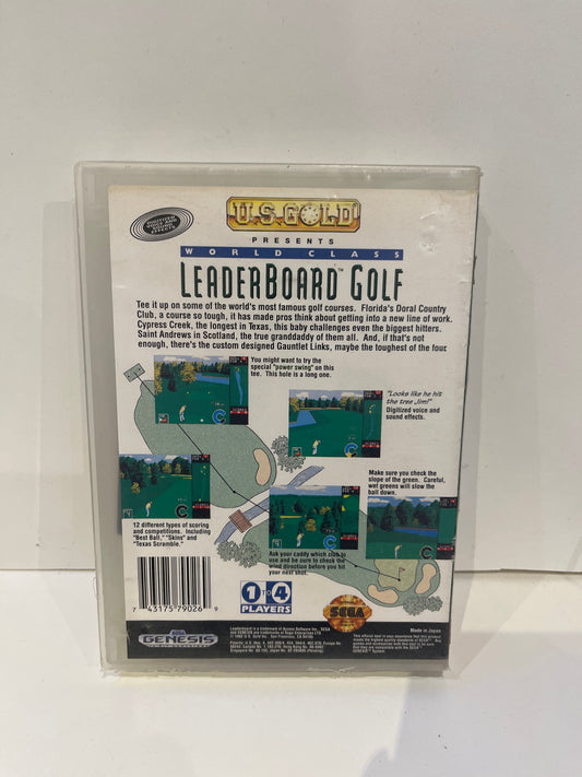 World Class Leader Board Golf - Sega Genesis