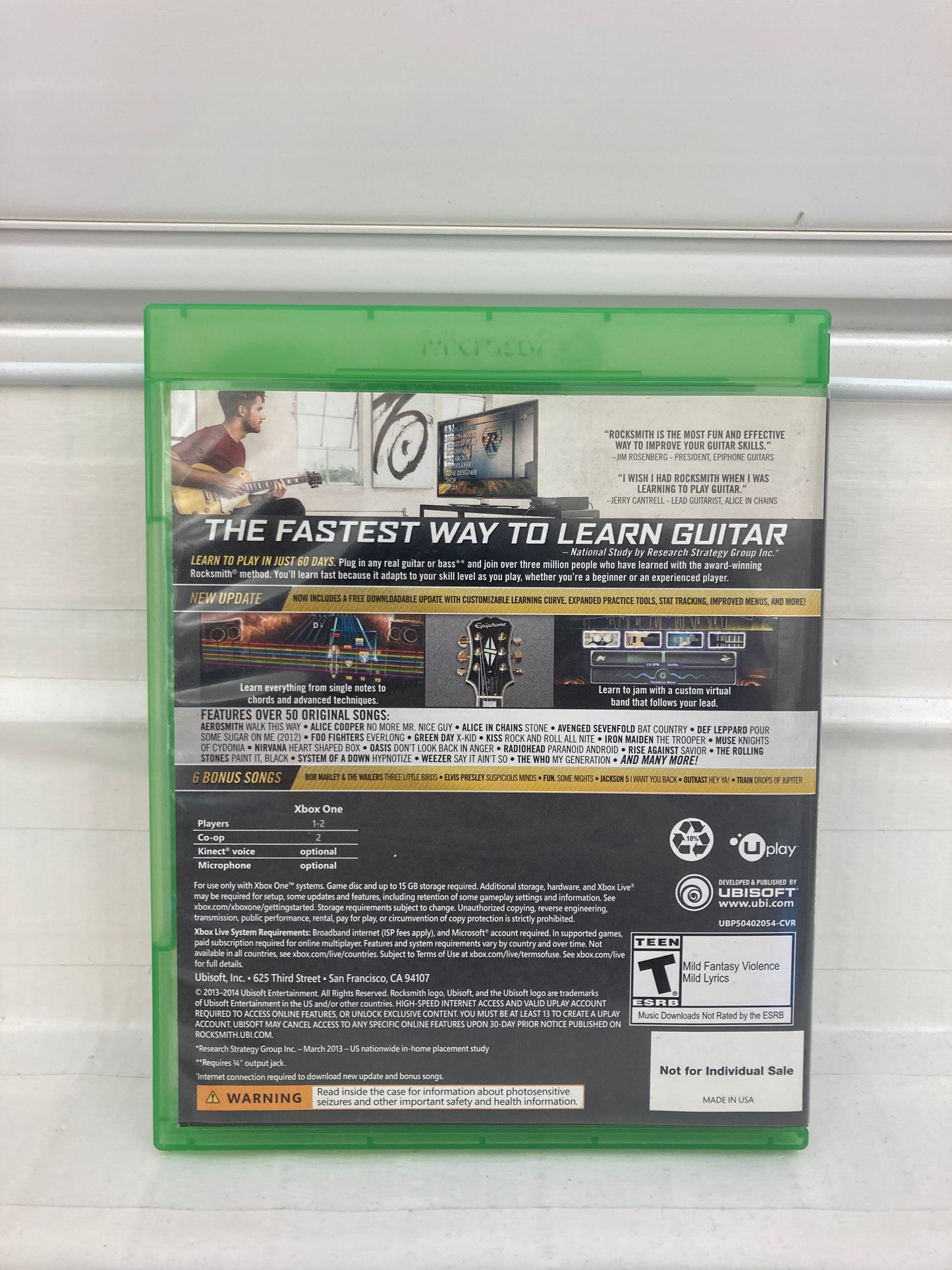 Rocksmith 2014 Edition Remastered - Xbox One