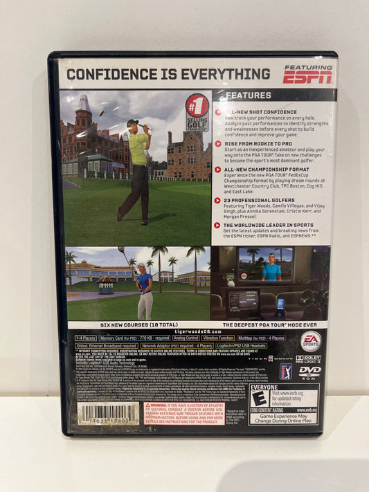 Tiger Woods PGA Tour 08 - Playstation 2