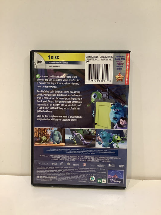 Monster's Inc. - DVD