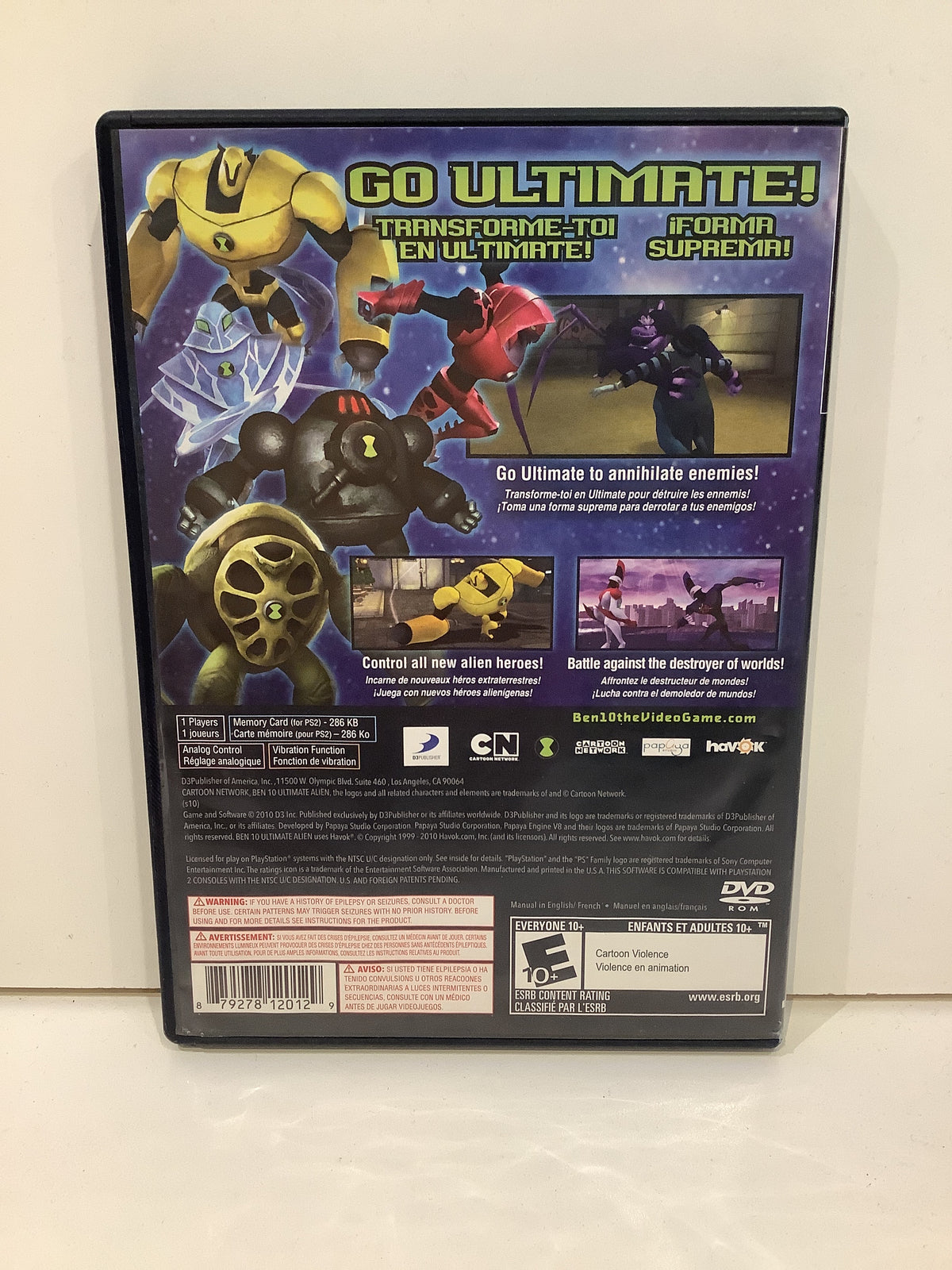 Ben 10: Ultimate Alien Cosmic Destruction - Playstation 2