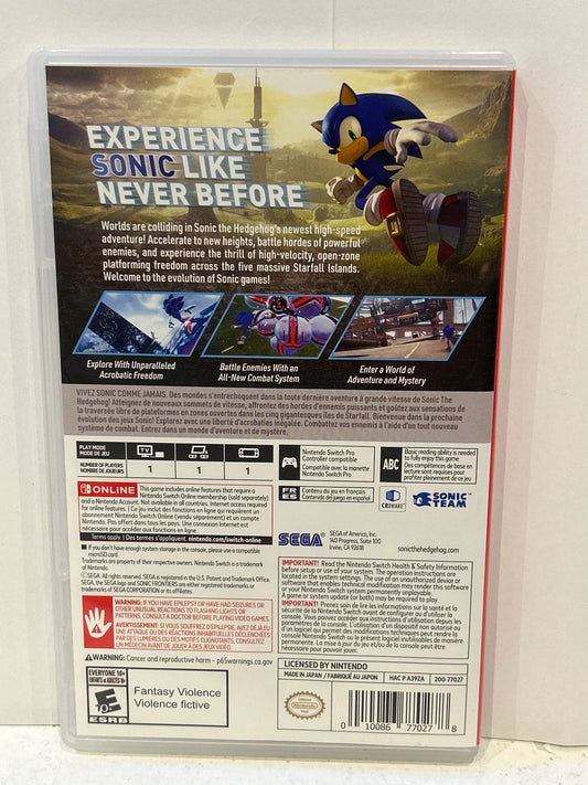 Sonic Frontiers - Nintendo Switch