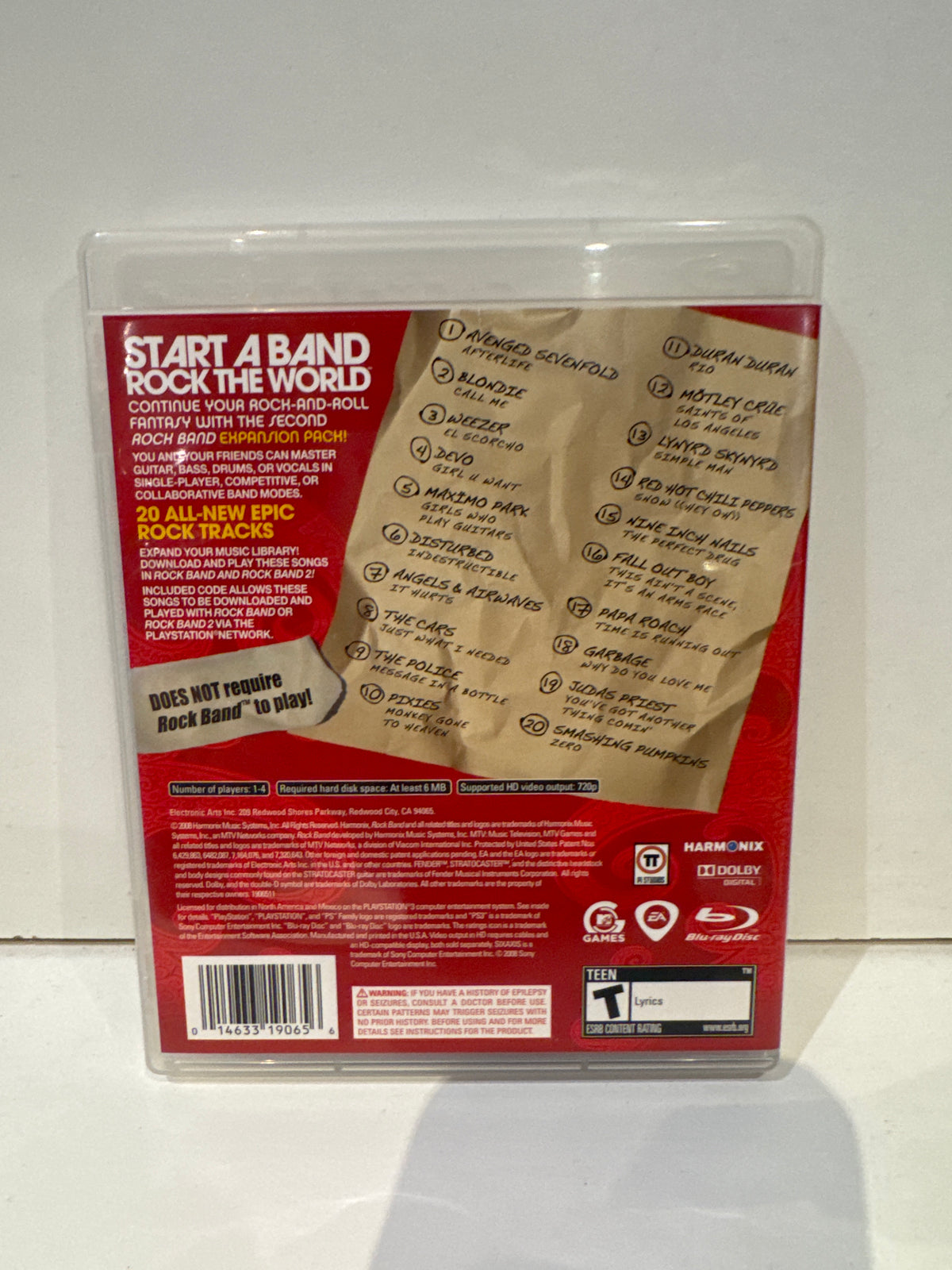 Rock Band Track Pack Volume 2 - Playstation 3