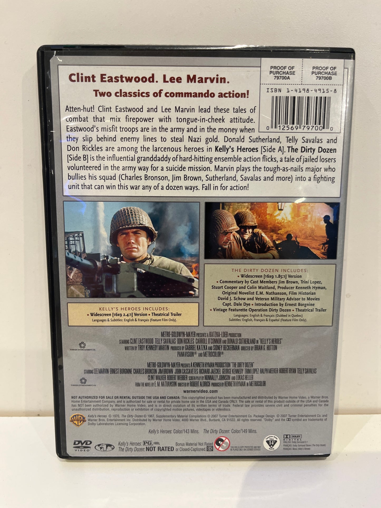 Kelly's Heroes / The Dirty Dozen - DVD