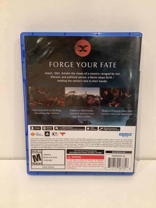 Rise Of The Ronin - Playstation 5
