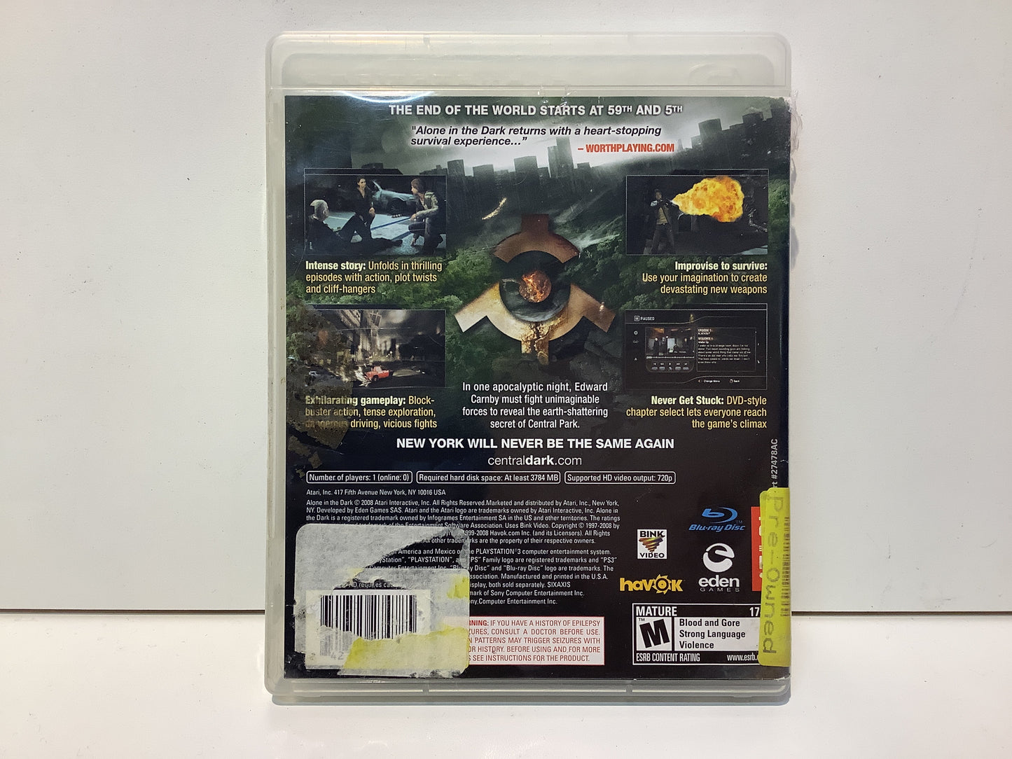 Alone in the Dark Inferno - Playstation 3