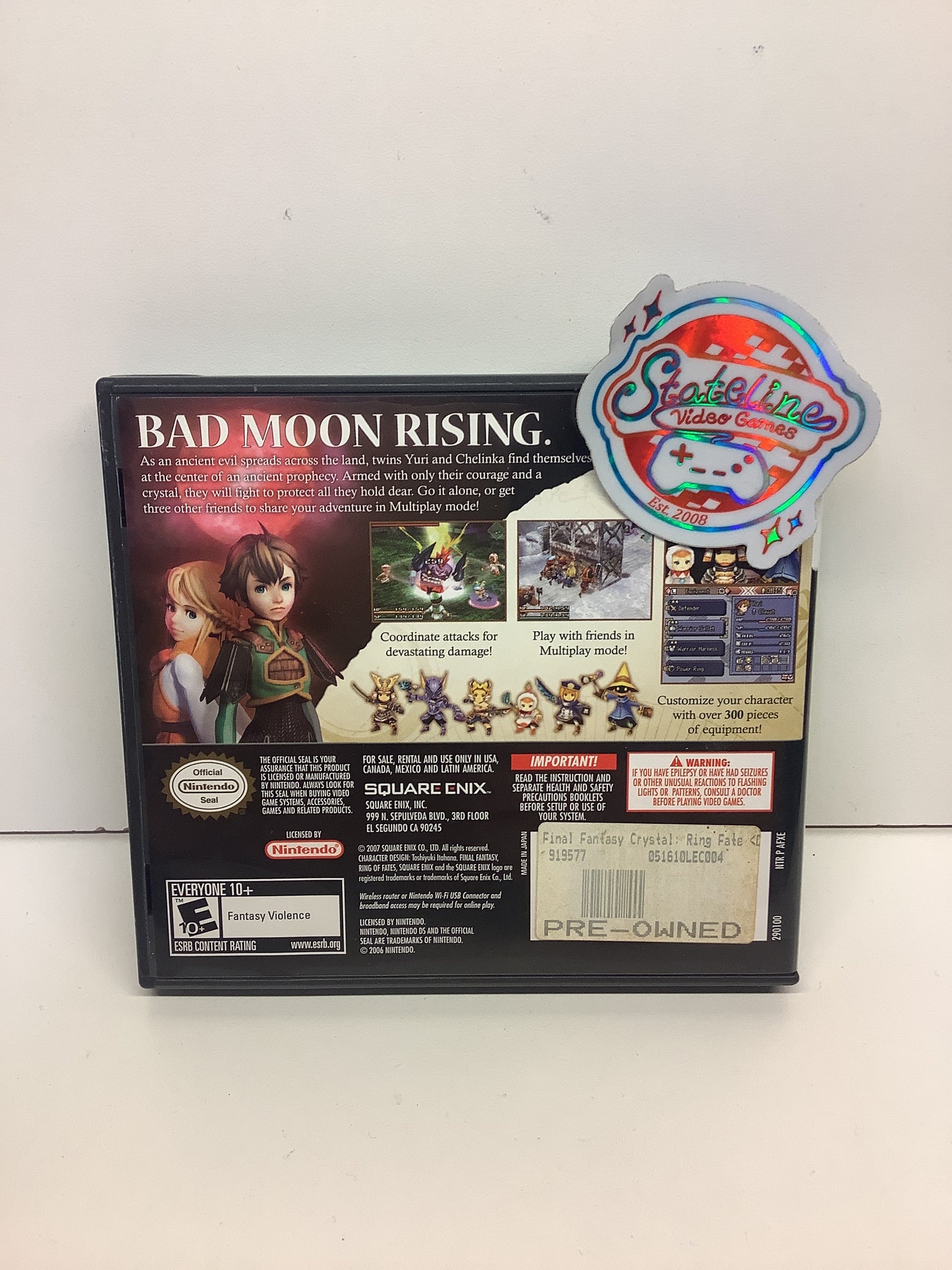 Final Fantasy Crystal Chronicles Ring of Fates - Nintendo DS