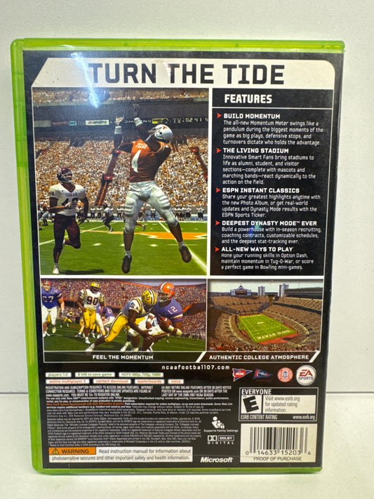 NCAA Football 2007 - Xbox 360
