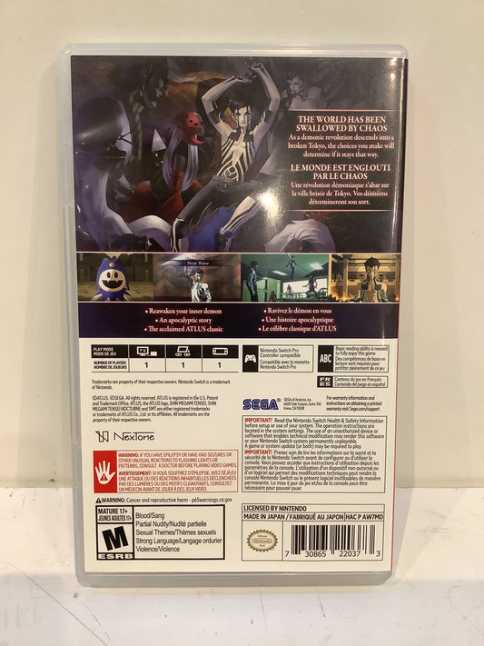 Shin Megami Tensei III: Nocturne HD Remaster - Nintendo Switch