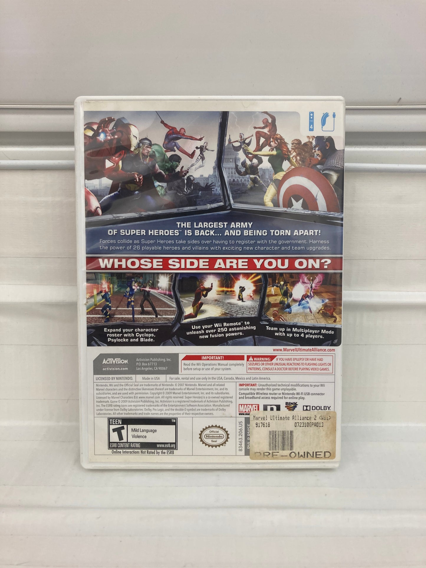 Marvel Ultimate Alliance 2 - Wii