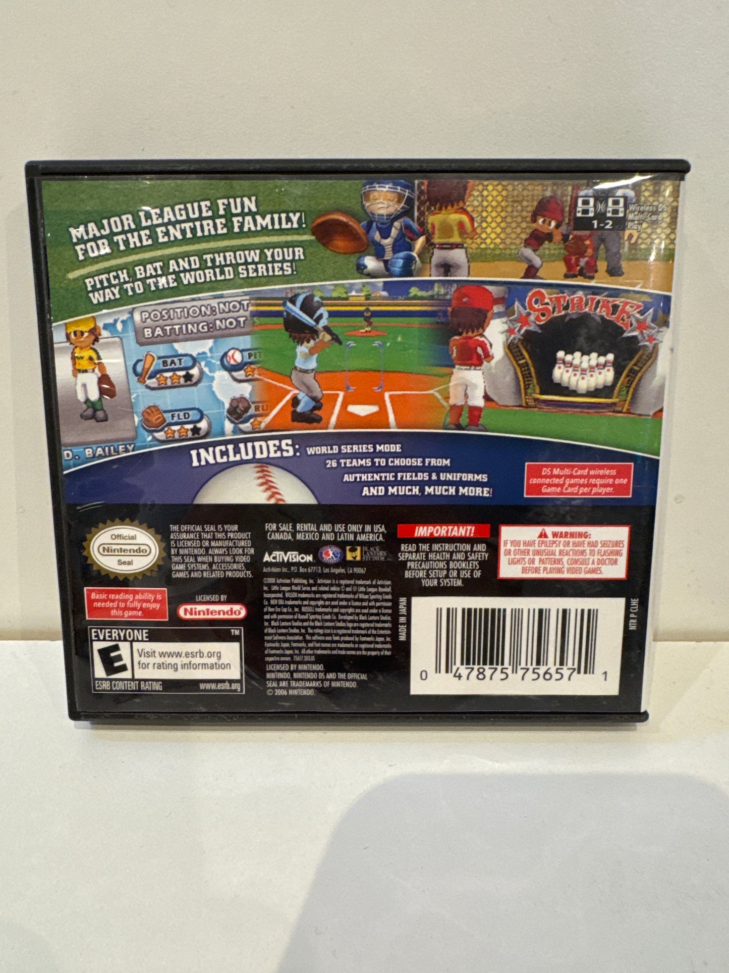 Little League World Series Baseball 2008 - Nintendo DS