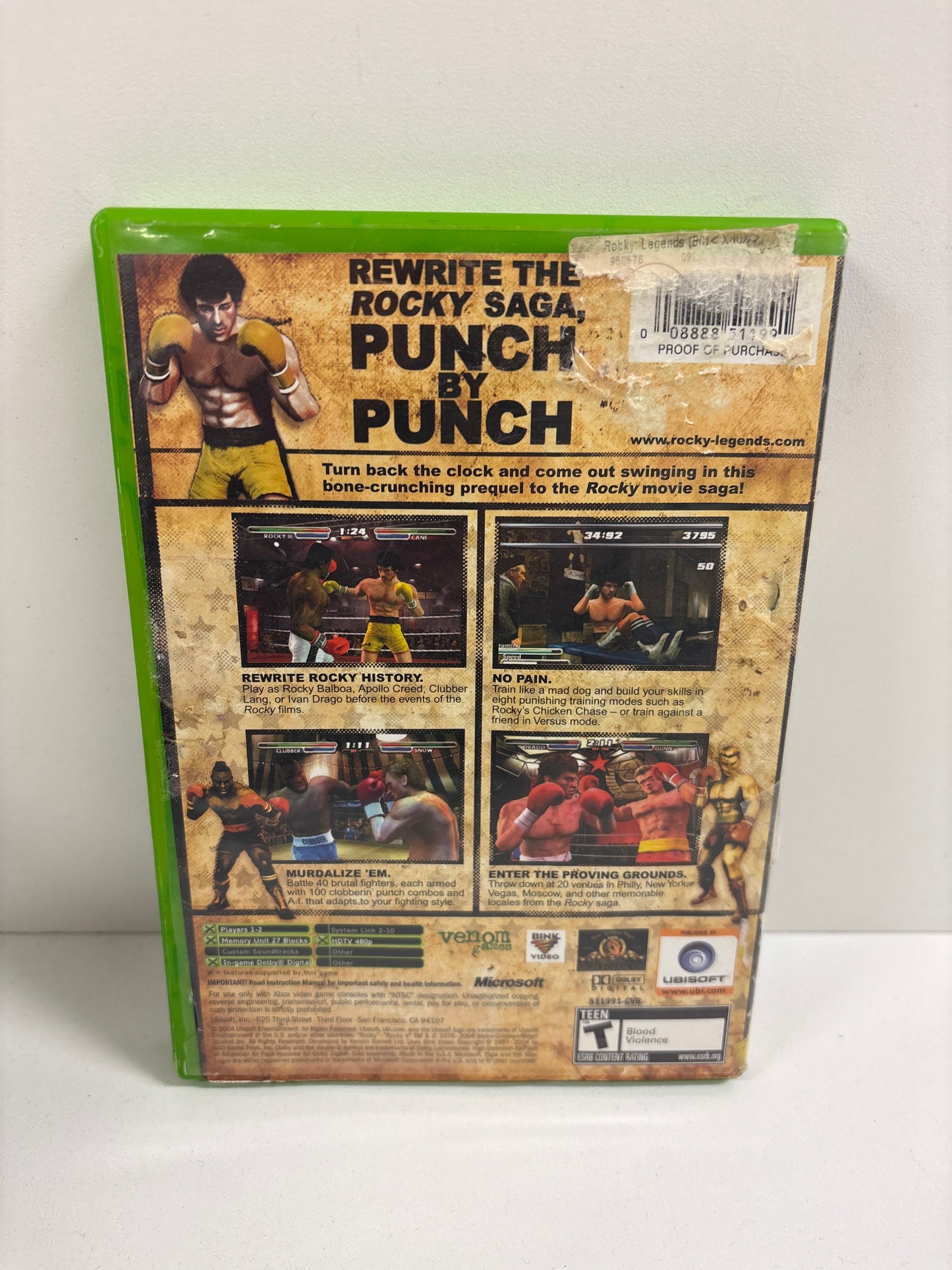 Rocky Legends - Xbox