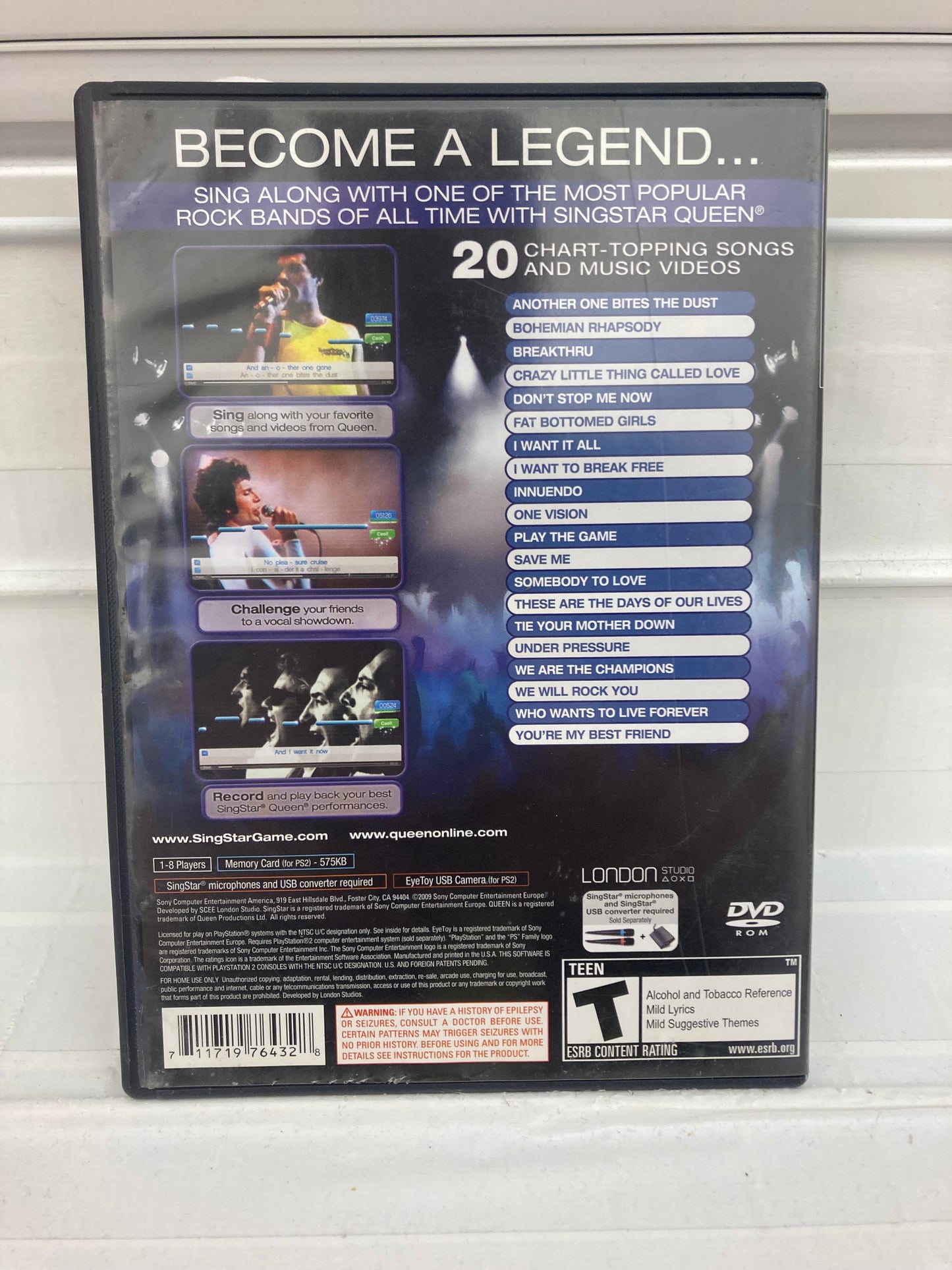 Singstar: Queen - Playstation 2