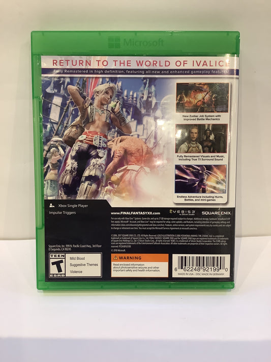 Final Fantasy XII: The Zodiac Age - Xbox One