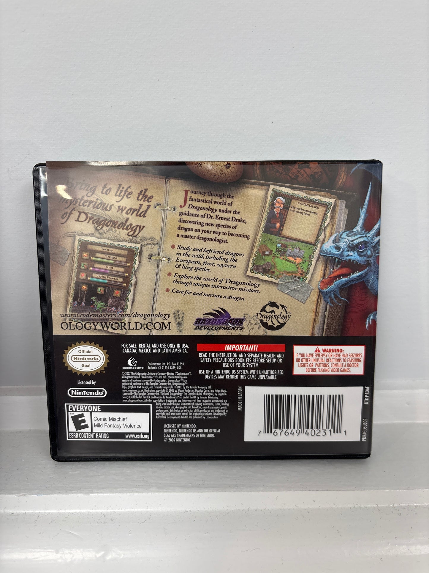 Dragonology - Nintendo DS