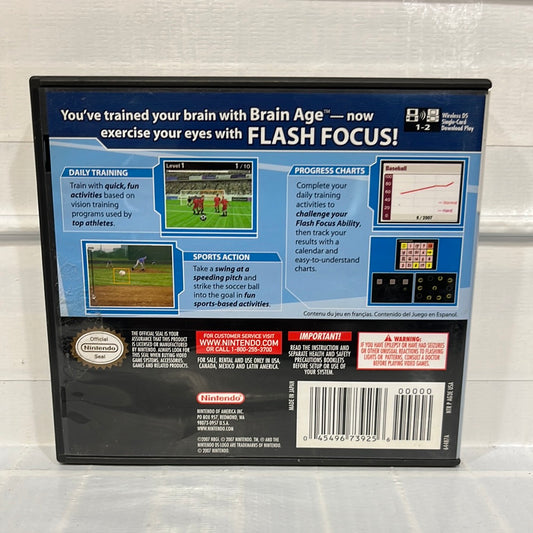 Flash Focus Vision Training - Nintendo DS