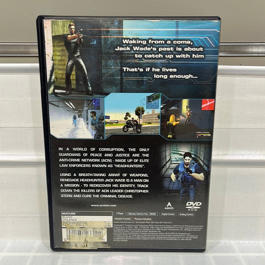 Headhunter - Playstation 2