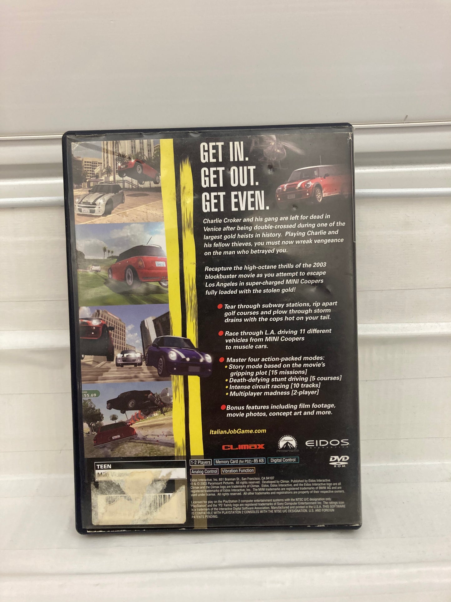 Italian Job - Playstation 2