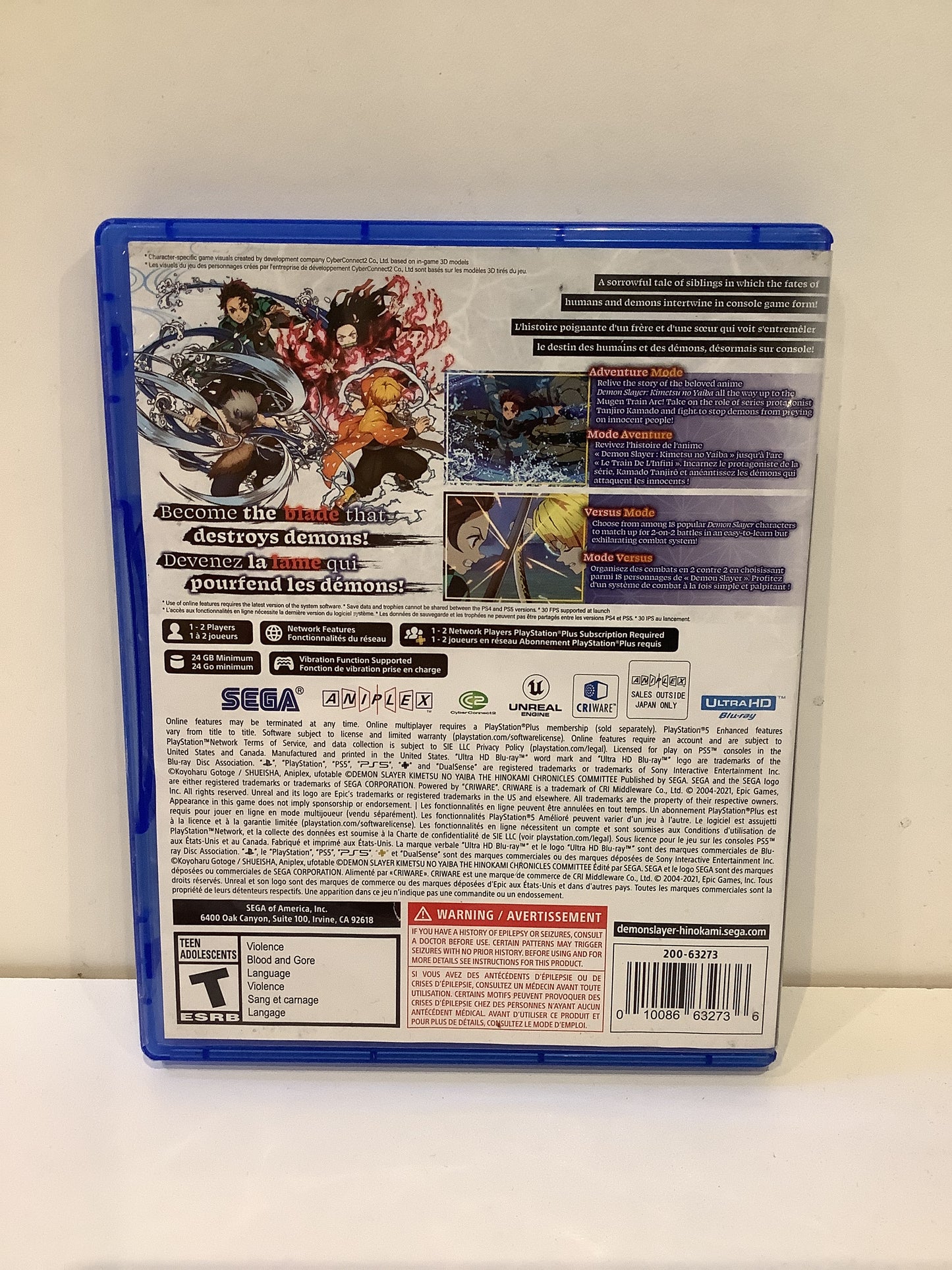 Demon Slayer: The Hinokami Chronicles - Playstation 5