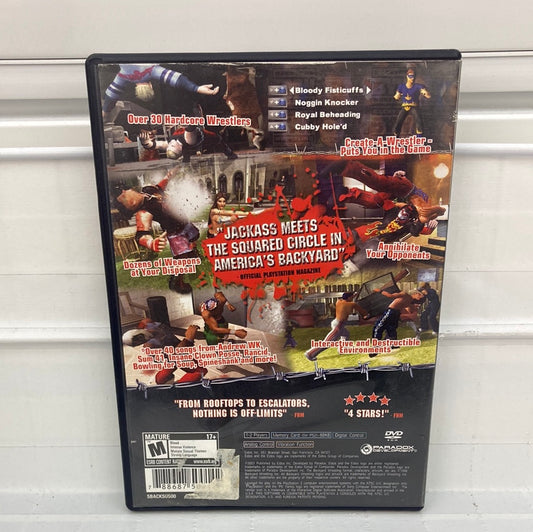 Backyard Wrestling - Playstation 2