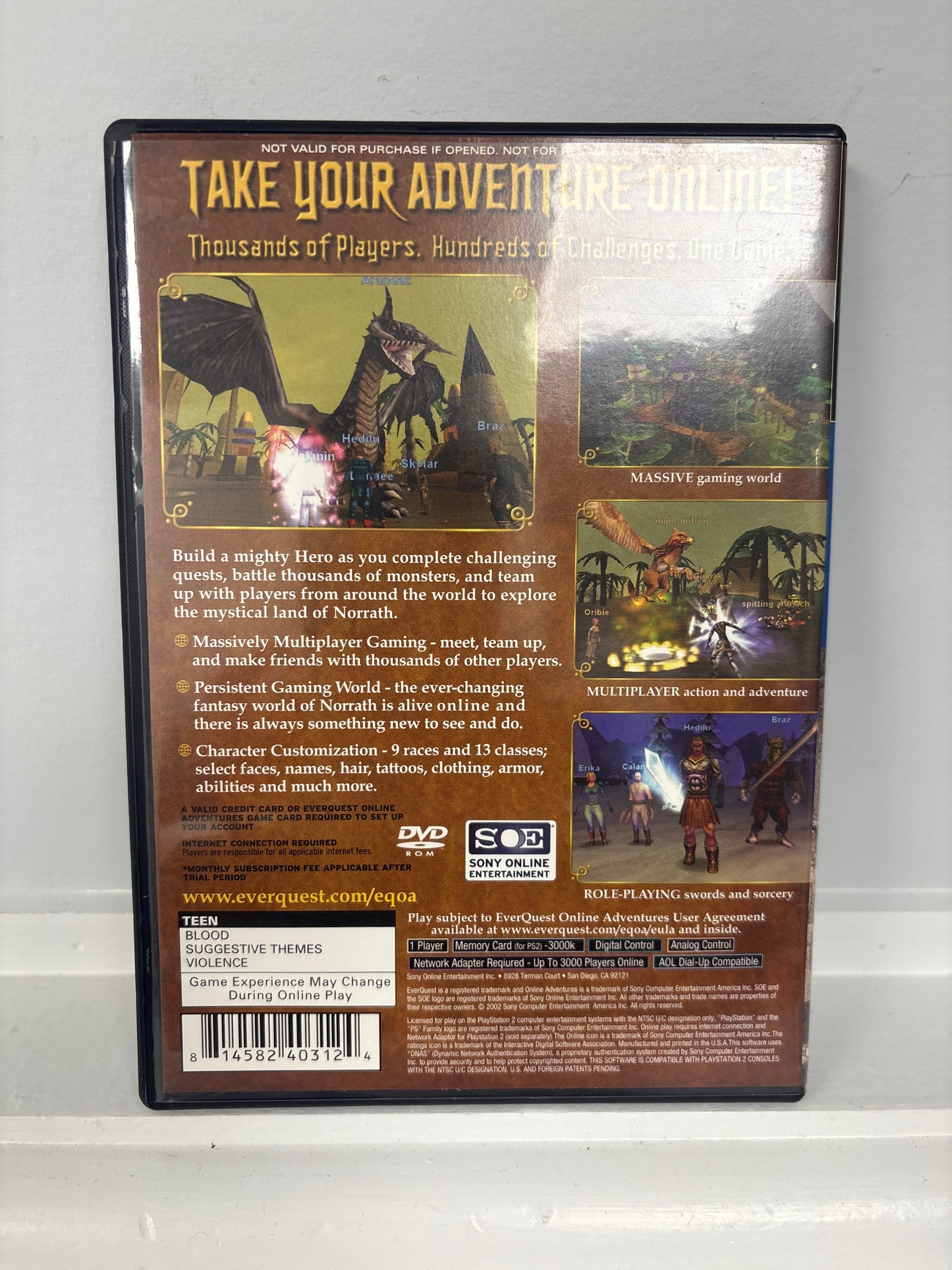 Everquest Online Adventures - Playstation 2