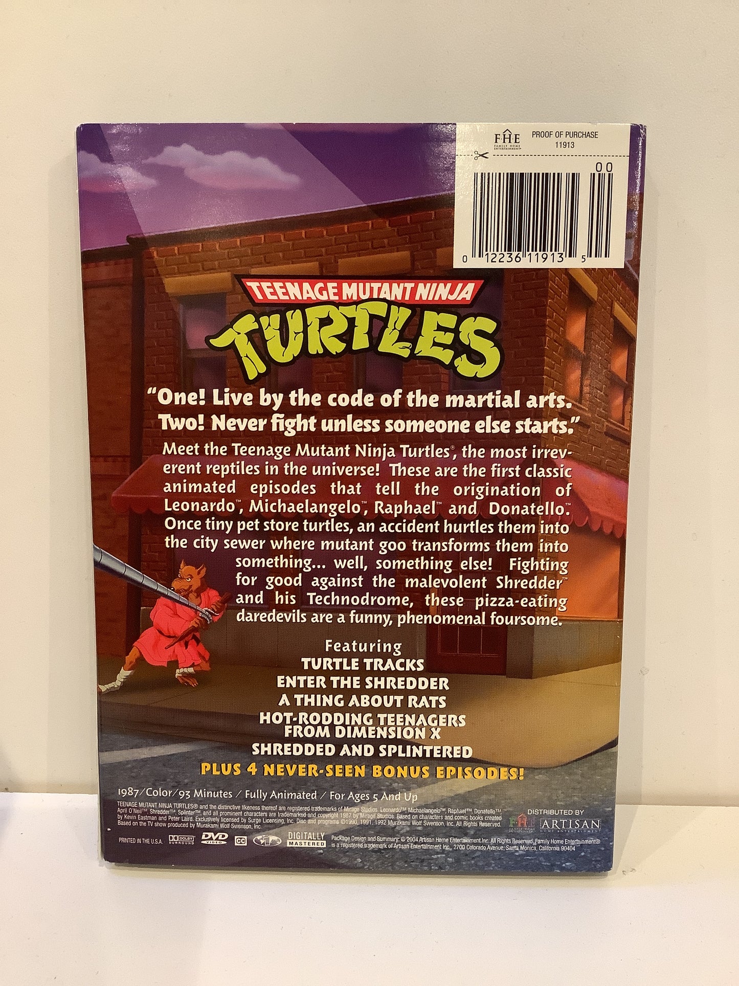 Teenage Mutant Ninja Turtles - DVD